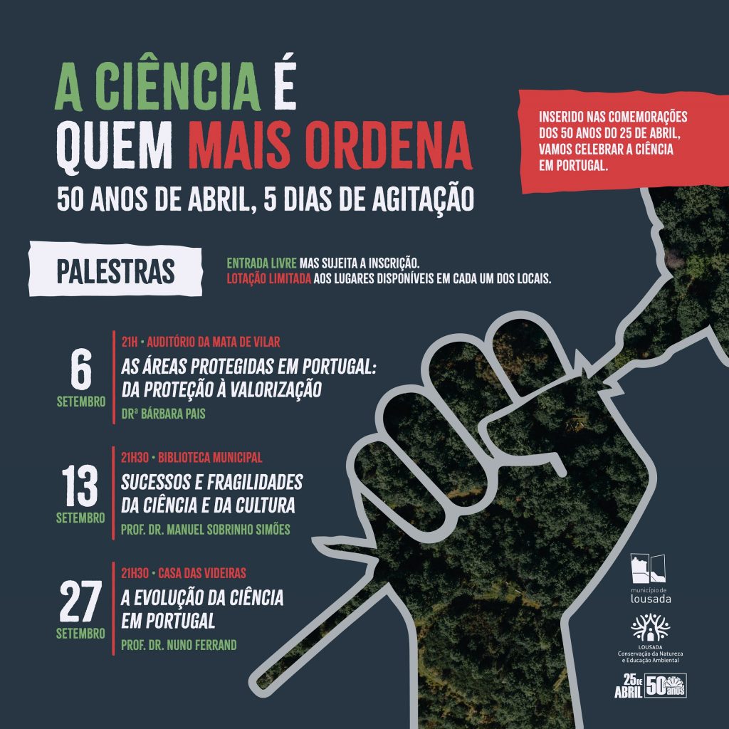 A Ciência é quem mais ordena com palestras e workshops