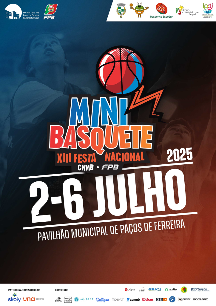 XIII Festa Nacional do Minibasquete e Paços de Ferreira